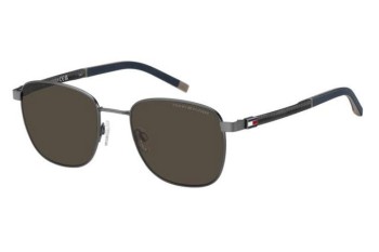 Okulary przeciwsłoneczne Tommy Hilfiger TH2138/S SVK/70 Prostokątne Szare