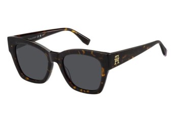 Okulary przeciwsłoneczne Tommy Hilfiger TH2156/S 086/IR Prostokątne Havana