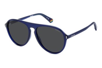 Okulary przeciwsłoneczne Polaroid PLD6225/S PJP/M9 Polarized Pilotki (Aviator) Niebieskie