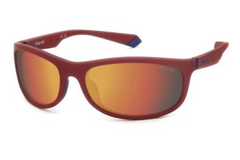 Okulary przeciwsłoneczne Polaroid PLD2154/S 0Z3/OZ Polarized Owalne Czerwone