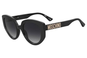 Okulary przeciwsłoneczne Moschino MOS173/S 807/9O Kocie oczy Czarne