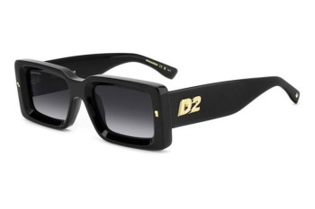 Okulary przeciwsłoneczne Dsquared2 D20142/S 807/9O Prostokątne Czarne