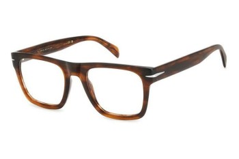 Okulary korekcyjne David Beckham DB7020/FLAT EX4 Flat Top Brązowe