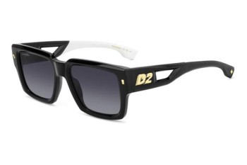 Okulary przeciwsłoneczne Dsquared2 D20143/S 807/9O Prostokątne Czarne