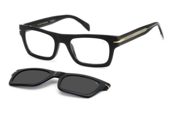 Okulary korekcyjne David Beckham DB7129/CS 807/M9 Prostokątne Czarne