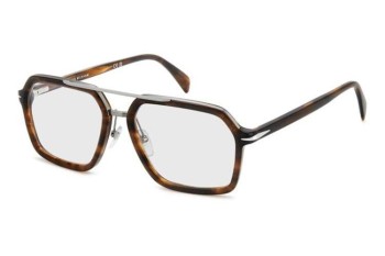 Okulary korekcyjne David Beckham DB7128 6C5 Prostokątne Brązowe