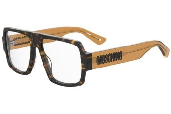 Okulary korekcyjne Moschino MOS644 086 Flat Top Havana