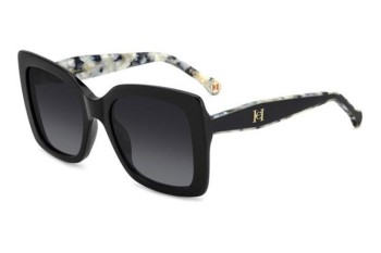 Okulary przeciwsłoneczne Carolina Herrera HER0258/G/S 807/9O Kwadratowe Czarne