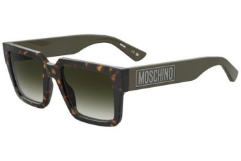 Okulary przeciwsłoneczne Moschino MOS175/S 086/9K Prostokątne Havana