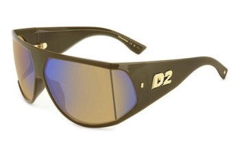 Okulary przeciwsłoneczne Dsquared2 D20124/S 79U/Z0 Flat Top Brązowe