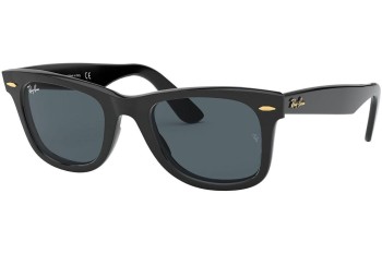 Okulary przeciwsłoneczne Ray-Ban Wayfarer RB2140 901/R5 Kwadratowe Czarne