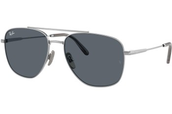 Okulary przeciwsłoneczne Ray-Ban RB8097 9209R5 Pilotki (Aviator) Srebrne