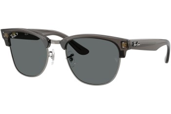 Okulary przeciwsłoneczne Ray-Ban RBR0504S 670781 Polarized Kwadratowe Szare