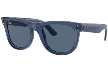 Okulary przeciwsłoneczne Ray-Ban RBR0502SF 67083A Kwadratowe Niebieskie