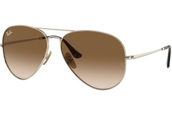 Okulary przeciwsłoneczne Ray-Ban RB8089 926551 Pilotki (Aviator) Złote