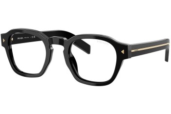 Okulary przeciwsłoneczne Prada PRA16S 16K60K blue-light [non-prescription] Owalne Czarne