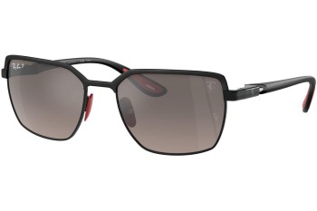 Okulary przeciwsłoneczne Ray-Ban RB3743M F1035J Polarized Kwadratowe Czarne