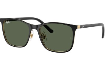 Okulary przeciwsłoneczne Ray-Ban Junior RJ9551S 294/71 Kwadratowe Czarne