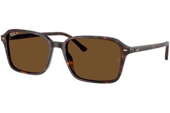 Okulary przeciwsłoneczne Ray-Ban RB2231 902/57 Polarized Kwadratowe Havana