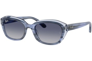 Okulary przeciwsłoneczne Ray-Ban Junior RJ9081S 71764L Prostokątne Niebieskie