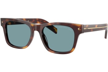 Okulary przeciwsłoneczne Prada PRA17S 15W04D Polarized Prostokątne Havana