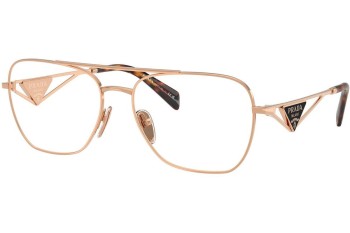 Okulary korekcyjne Prada PRB50V SVF1O1 Pilotki (Aviator) Złote