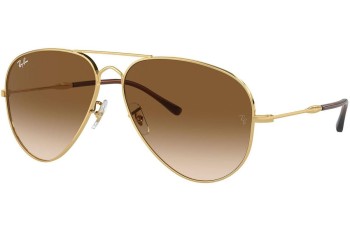 Okulary przeciwsłoneczne Ray-Ban RB3825 001/51 Pilotki (Aviator) Złote