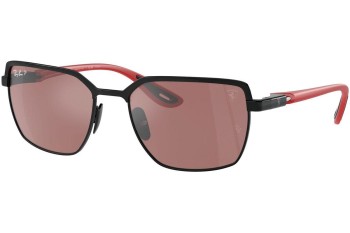 Okulary przeciwsłoneczne Ray-Ban RB3743M F102H2 Polarized Kwadratowe Czarne