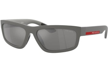 Okulary przeciwsłoneczne Prada Linea Rossa PS05ZS 16X7W1 Prostokątne Szare