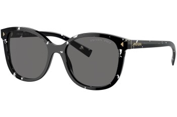 Okulary przeciwsłoneczne Prada PR22ZS 15S5Z1 Polarized Kwadratowe Czarne