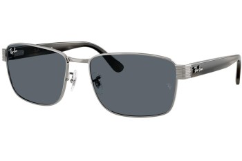 Okulary przeciwsłoneczne Ray-Ban RB3750 004/R5 Kwadratowe Szare