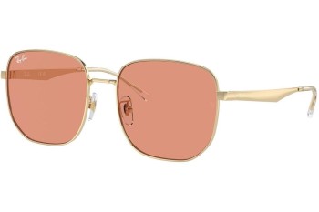 Okulary przeciwsłoneczne Ray-Ban RB3713D 921374 Prostokątne Złote