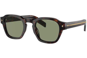 Okulary przeciwsłoneczne Prada PRA16SF 17N20G Polarized Okrągłe Havana