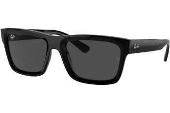 Okulary przeciwsłoneczne Ray-Ban Warren RB4396 667787 Prostokątne Czarne