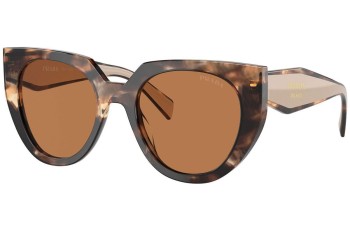 Okulary przeciwsłoneczne Prada PR14WS 01R2Z1 Kocie oczy Havana