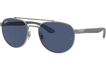 Okulary przeciwsłoneczne Ray-Ban RB3736 004/80 Prostokątne Szare