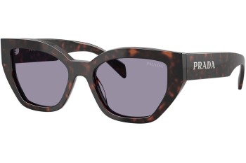 Okulary przeciwsłoneczne Prada PRA09S 17N03N Kocie oczy Havana