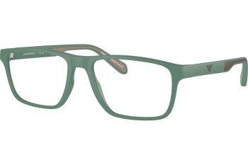 Okulary korekcyjne Emporio Armani EA3233 6102 Prostokątne Zielone