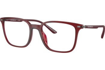 Okulary korekcyjne Emporio Armani EA3242U 6109 Kwadratowe Czerwone