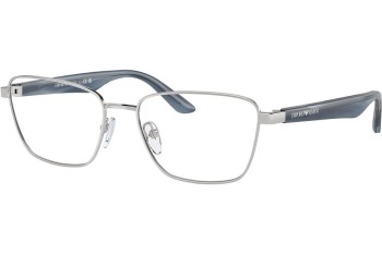 Okulary korekcyjne Emporio Armani EA1156 3015 Kocie oczy Srebrne