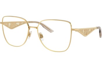 Okulary korekcyjne Dolce & Gabbana DG1358 02 Kocie oczy Złote