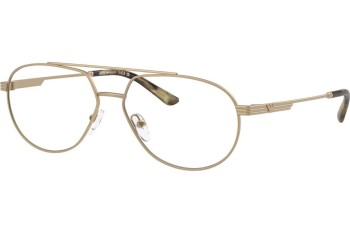 Okulary korekcyjne Emporio Armani EA1165 3002 Pilotki (Aviator) Złote