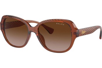 Okulary przeciwsłoneczne Ralph Lauren RA5316U 614913 Oversize Havana