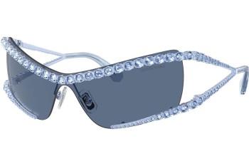 Okulary przeciwsłoneczne Swarovski SK7022 400555 Kocie oczy Niebieskie