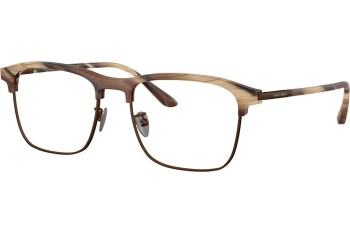 Okulary korekcyjne Giorgio Armani AR7262 6065 Kwadratowe Brązowe