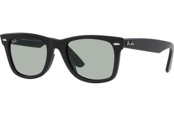 Okulary przeciwsłoneczne Ray-Ban Wayfarer RB2140F 601SR5 Kwadratowe Czarne