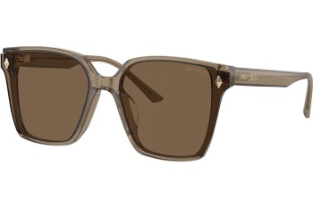 Okulary przeciwsłoneczne Jimmy Choo JC5016D 505173 Kwadratowe Brązowe