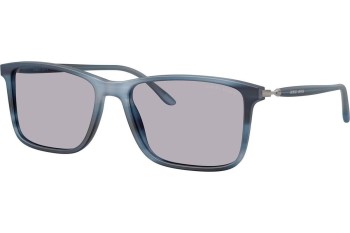 Okulary przeciwsłoneczne Giorgio Armani AR8218F 6165M3 Kwadratowe Niebieskie