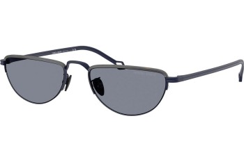 Okulary przeciwsłoneczne Giorgio Armani AR6166J 334219 Flat Top Niebieskie