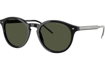 Okulary przeciwsłoneczne Giorgio Armani AR8211 587531 Okrągłe Czarne